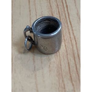 Coffee Mug Sterling Silver Jewelry Charm